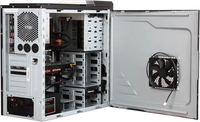 Alt view image 5 of 10 - CyberpowerPC Desktop PC Gamer Xtreme 1094LQ Intel Core i7-960 12GB DDR3 1TB HDD NVIDIA GeForce GTX 570 Windows 7 Home Premium 64-bit