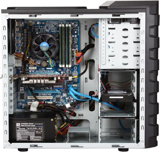 Alt view image 6 of 9 - CyberpowerPC Desktop PC Gamer Xtreme 1308 Intel Core i5-2500K 8GB DDR3 1TB HDD ATI Radeon HD 5770 Windows 7 Home Premium 64-bit