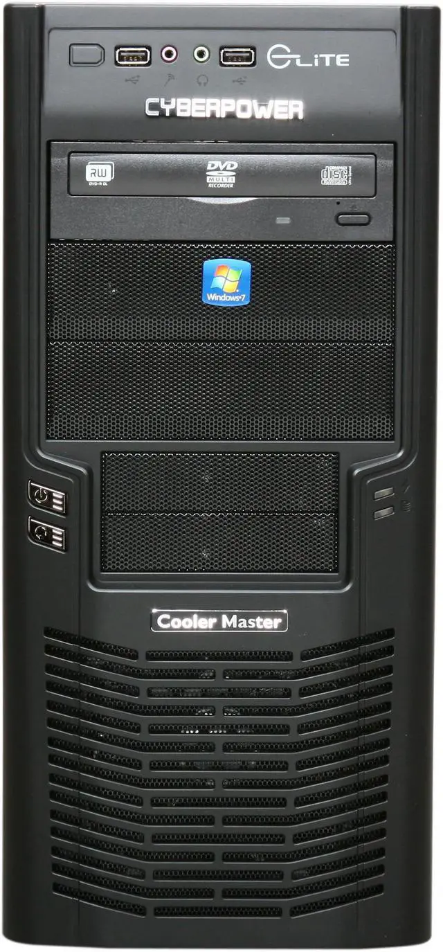 Alt view image 2 of 9 - CyberpowerPC Desktop PC Gamer Ultra 2076 Intel Pentium D 840 4GB DDR3 1TB HDD NVIDIA GeForce GT 430 Windows 7 Home Premium 64-Bit