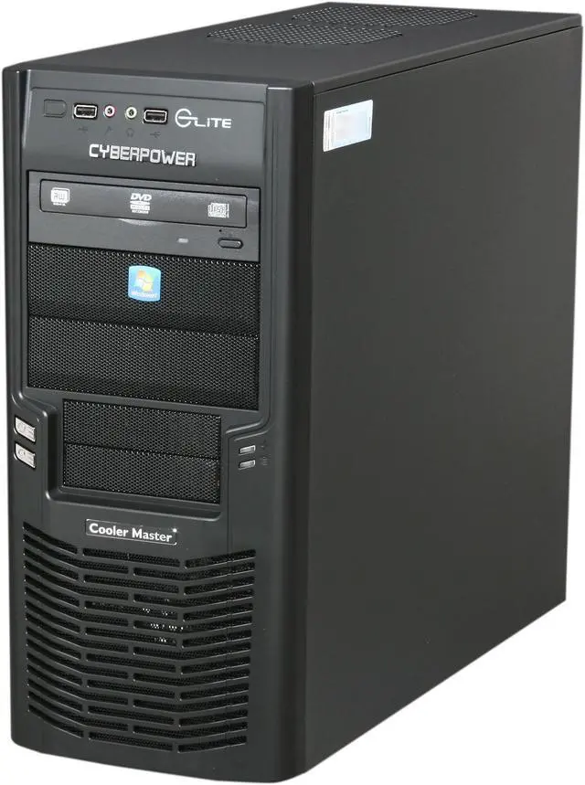 Alt view image 3 of 9 - CyberpowerPC Desktop PC Gamer Ultra 2076 Intel Pentium D 840 4GB DDR3 1TB HDD NVIDIA GeForce GT 430 Windows 7 Home Premium 64-Bit