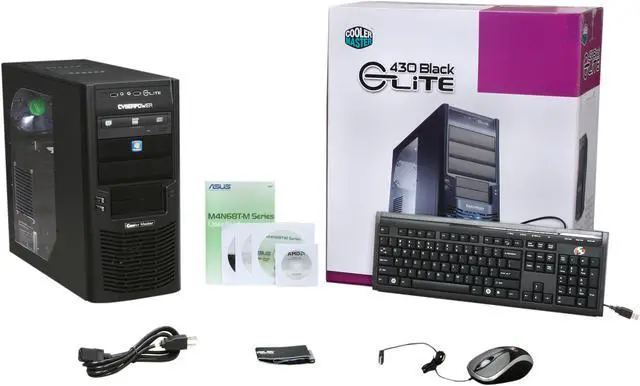 Alt view image 9 of 9 - CyberpowerPC Desktop PC Gamer Ultra 2076 Intel Pentium D 840 4GB DDR3 1TB HDD NVIDIA GeForce GT 430 Windows 7 Home Premium 64-Bit