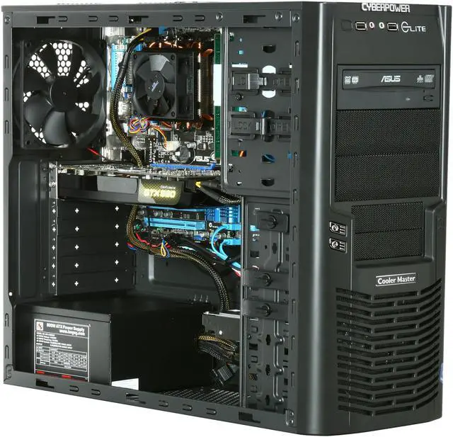 Alt view image 7 of 9 - CyberpowerPC Desktop PC Gamer Ultra 2086 AMD Phenom II X4 965 8GB DDR3 1TB HDD NVIDIA GeForce GTX 560 (1 GB) Windows 7 Home Premium 64-bit