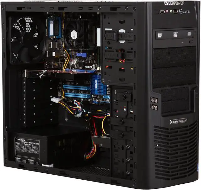 Alt view image 7 of 9 - CyberpowerPC Desktop PC Gamer Ultra 2084 AMD Athlon II X2 260 4GB DDR3 1TB HDD NVIDIA GeForce GT 520 (1 GB) Windows 7 Home Premium 64-bit