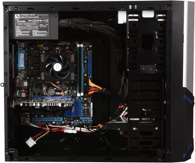 Alt view image 6 of 9 - CyberpowerPC Desktop PC Gamer Ultra 2085 AMD Phenom II X4 965 4GB DDR3 1TB HDD AMD Radeon HD 6670 (1 GB) Windows 7 Home Premium 64-bit