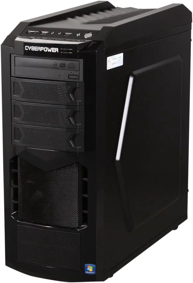 Alt view image 3 of 10 - CyberpowerPC Desktop PC Gamer Ultra 2081 AMD Phenom II X6 1090T 8GB DDR3 1TB HDD AMD Radeon HD 6770 (1 GB) Windows 7 Home Premium 64-bit