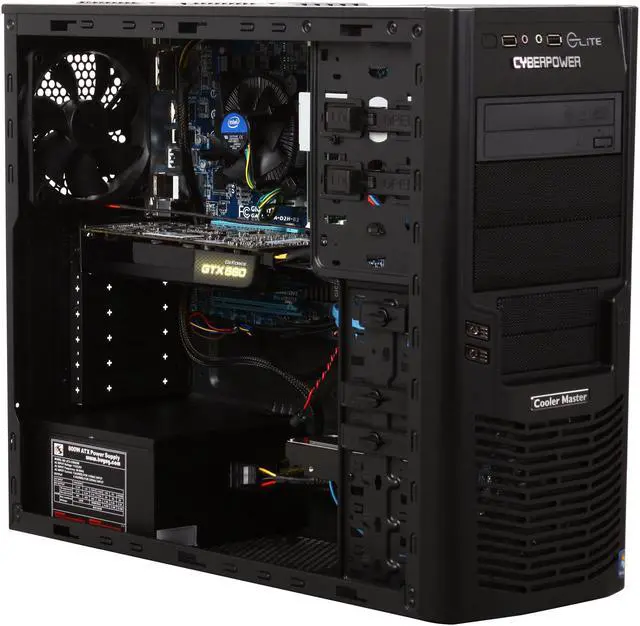 Alt view image 7 of 9 - CyberpowerPC Desktop PC Gamer Xtreme 1315 Intel Core i5-2500K 8GB DDR3 1TB HDD NVIDIA GeForce GTX 560 (1 GB) Windows 7 Home Premium 64-bit