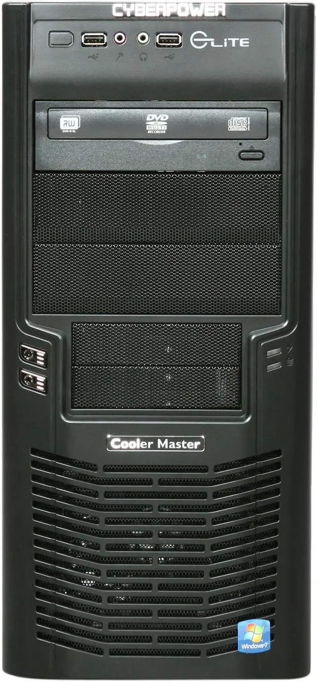 Alt view image 2 of 9 - CyberpowerPC Desktop PC Gamer Xtreme 1313 Intel Core i3-2100 4GB DDR3 1TB HDD Intel HD Graphics 2000 Windows 7 Home Premium 64-bit
