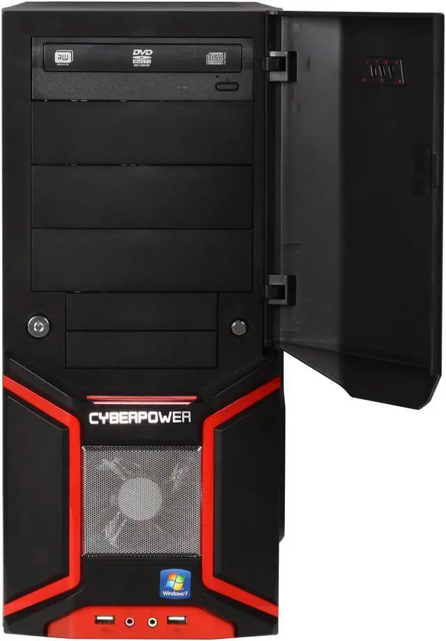 Alt view image 2 of 9 - CyberpowerPC Desktop PC Gamer Xtreme 1314 Intel Core i5-2500K 8GB DDR3 1TB HDD AMD Radeon HD 6670 Windows 7 Home Premium 64-bit