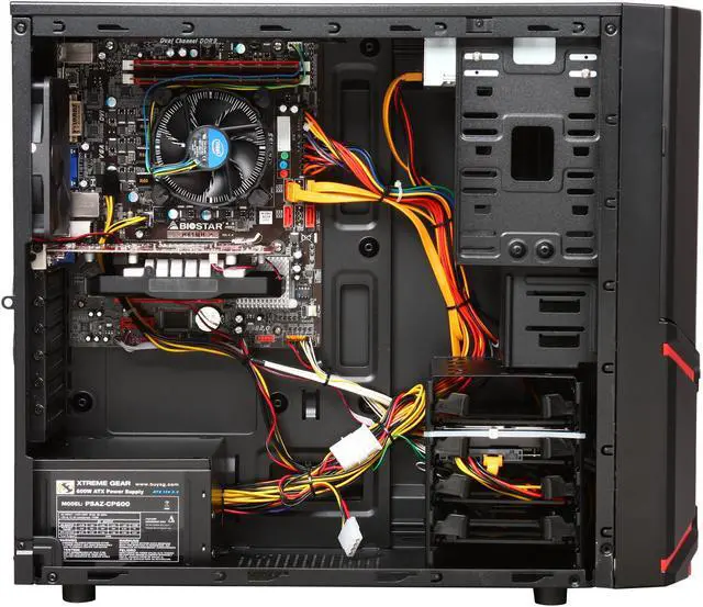 Alt view image 6 of 9 - CyberpowerPC Desktop PC Gamer Xtreme 1314 Intel Core i5-2500K 8GB DDR3 1TB HDD AMD Radeon HD 6670 Windows 7 Home Premium 64-bit