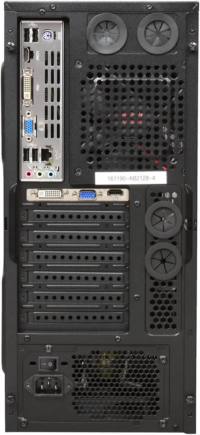 Alt view image 8 of 9 - CyberpowerPC Desktop PC Gamer Xtreme 1314 Intel Core i5-2500K 8GB DDR3 1TB HDD AMD Radeon HD 6670 Windows 7 Home Premium 64-bit