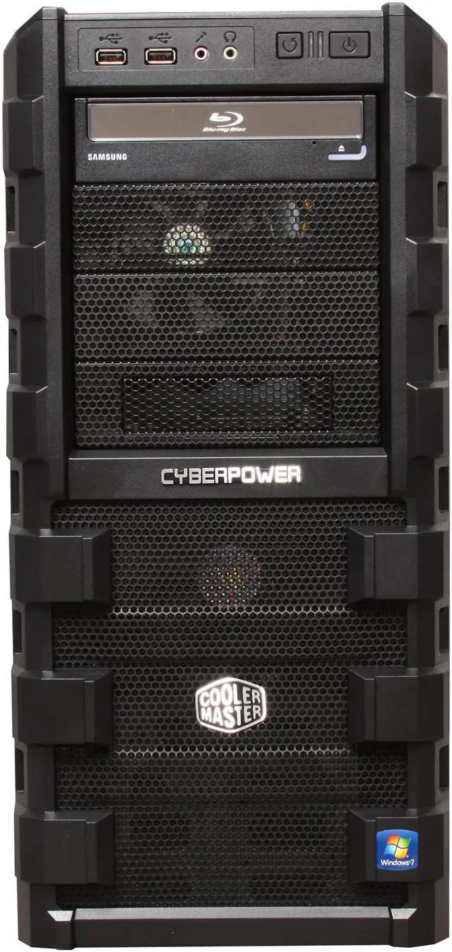 Alt view image 2 of 9 - CyberpowerPC Desktop PC Gamer Xtreme 1319 Intel Core i7-2600K 8GB DDR3 1TB HDD AMD Radeon HD 6850 1GB Windows 7 Home Premium 64-bit