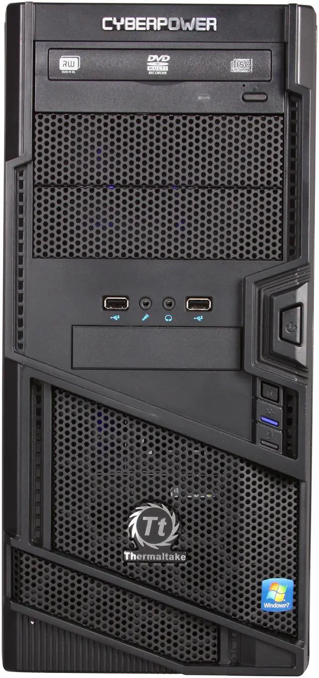 Alt view image 2 of 9 - CyberpowerPC Desktop PC Gamer Xtreme 1322 (GX1322) Intel Core i7-2600K 8GB DDR3 1TB HDD AMD Radeon HD 6850 1GB Windows 7 Home Premium 64-Bit