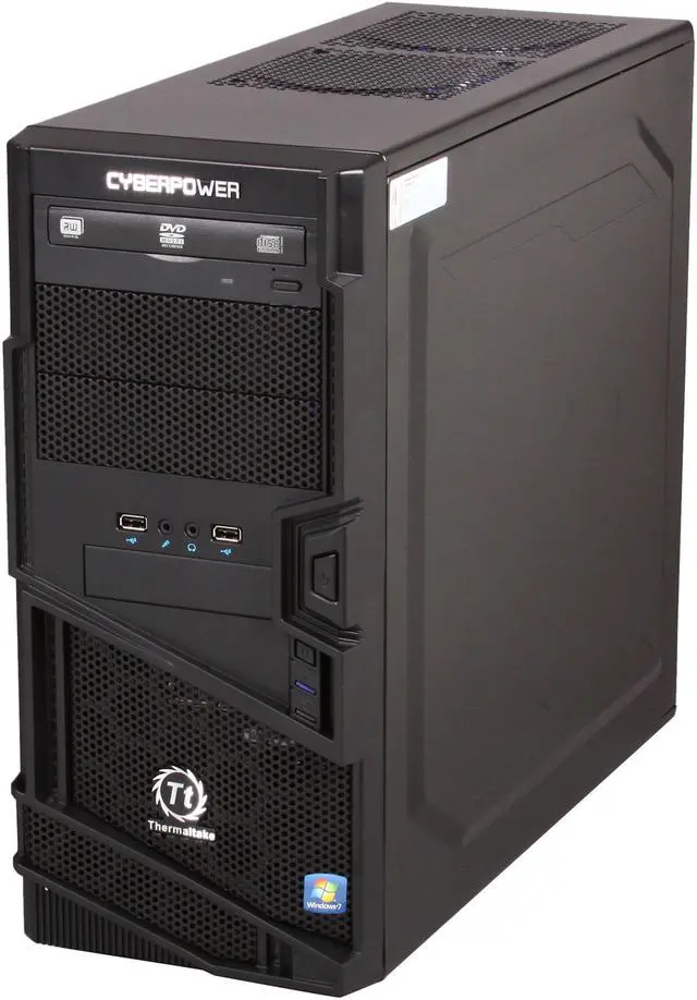 Alt view image 3 of 9 - CyberpowerPC Desktop PC Gamer Xtreme 1322 (GX1322) Intel Core i7-2600K 8GB DDR3 1TB HDD AMD Radeon HD 6850 1GB Windows 7 Home Premium 64-Bit