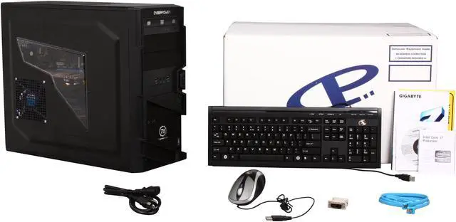 Alt view image 9 of 9 - CyberpowerPC Desktop PC Gamer Xtreme 1322 (GX1322) Intel Core i7-2600K 8GB DDR3 1TB HDD AMD Radeon HD 6850 1GB Windows 7 Home Premium 64-Bit