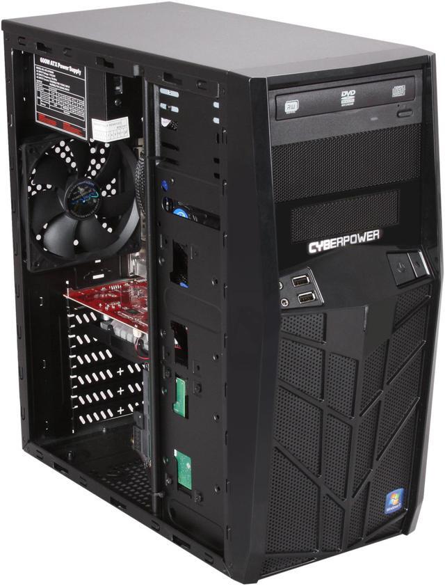 Alt view image 7 of 9 - CyberpowerPC Desktop PC Gamer Xtreme 1321 (GX1321) Intel Core i5-2500K 8GB DDR3 1TB HDD AMD Radeon HD 6670 1GB Windows 7 Home Premium 64-Bit