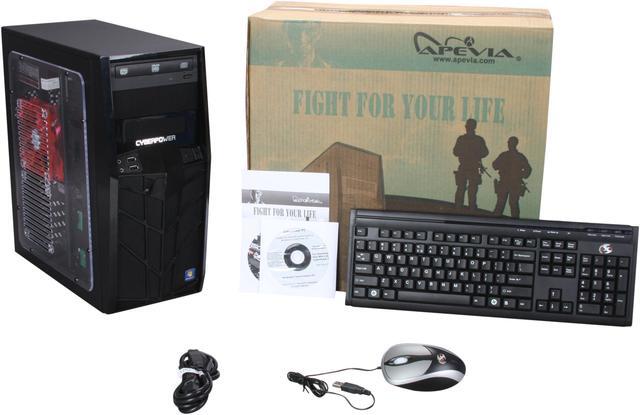 Alt view image 9 of 9 - CyberpowerPC Desktop PC Gamer Xtreme 1321 (GX1321) Intel Core i5-2500K 8GB DDR3 1TB HDD AMD Radeon HD 6670 1GB Windows 7 Home Premium 64-Bit
