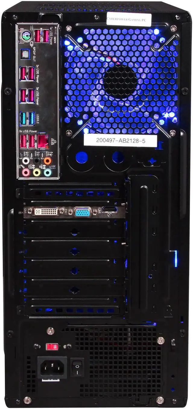 Alt view image 8 of 9 - CyberpowerPC Desktop PC Gamer Ultra 2099 AMD FX-Series FX-8120 8GB DDR3 1TB HDD AMD Radeon HD 6670 1GB Windows 7 Home Premium 64-Bit