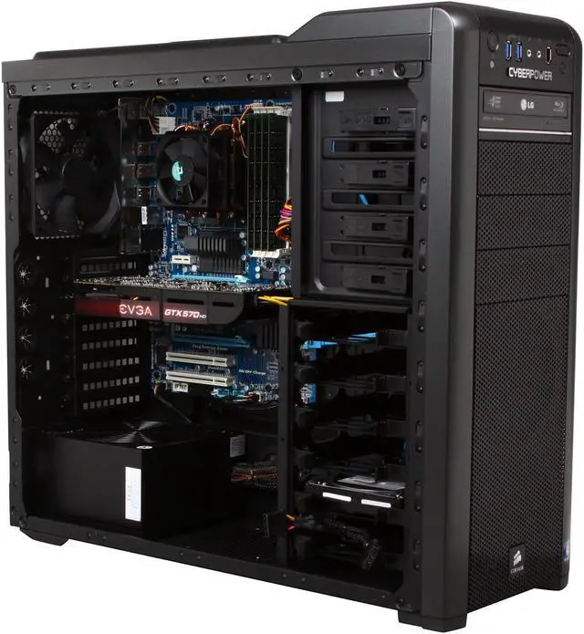 Alt view image 7 of 9 - CyberpowerPC Desktop PC Gamer Ultra 2103 AMD FX-Series FX-8150 16GB DDR3 2TB HDD Nvidia Geforce GTX 570 1.2GB Windows 7 Home Premium 64-Bit