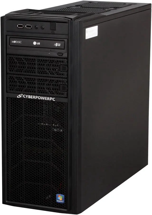Alt view image 3 of 9 - CyberpowerPC Desktop PC Gamer Xtreme 1331 Intel Core i5-3550 8GB DDR3 1TB HDD AMD Radeon HD 6670 1GB Windows 7 Home Premium 64-Bit