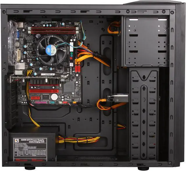 Alt view image 6 of 9 - CyberpowerPC Desktop PC Gamer Xtreme 1331 Intel Core i5-3550 8GB DDR3 1TB HDD AMD Radeon HD 6670 1GB Windows 7 Home Premium 64-Bit
