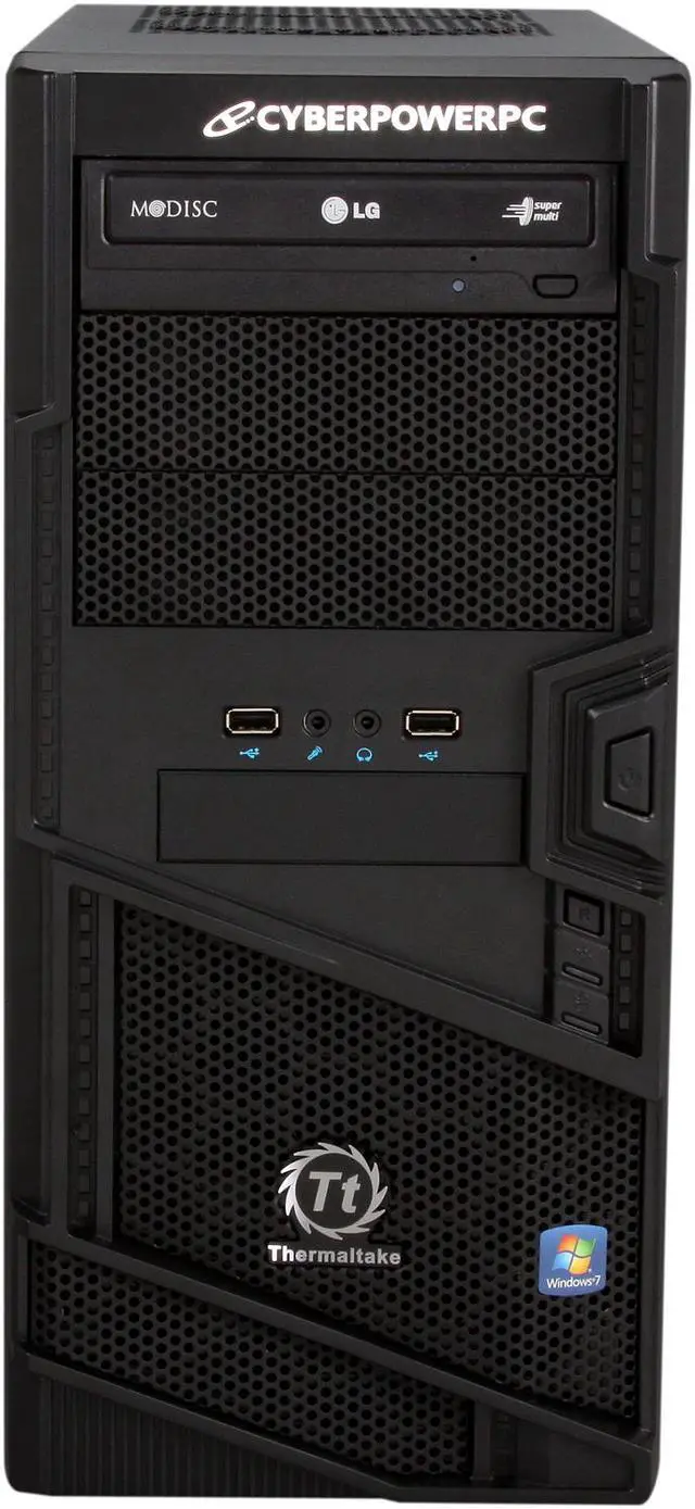 Alt view image 2 of 9 - CyberpowerPC Desktop PC Gamer Xtreme 1333 Intel Core i5-3570K 8GB DDR3 1TB HDD AMD Radeon HD 7750 1GB Windows 7 Home Premium 64-Bit