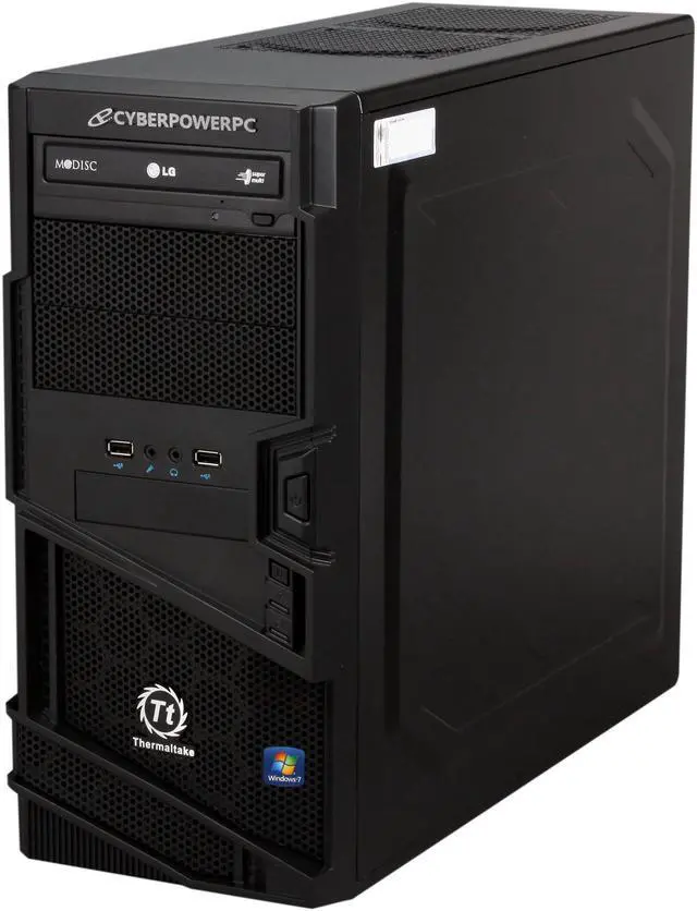 Alt view image 3 of 9 - CyberpowerPC Desktop PC Gamer Xtreme 1333 Intel Core i5-3570K 8GB DDR3 1TB HDD AMD Radeon HD 7750 1GB Windows 7 Home Premium 64-Bit