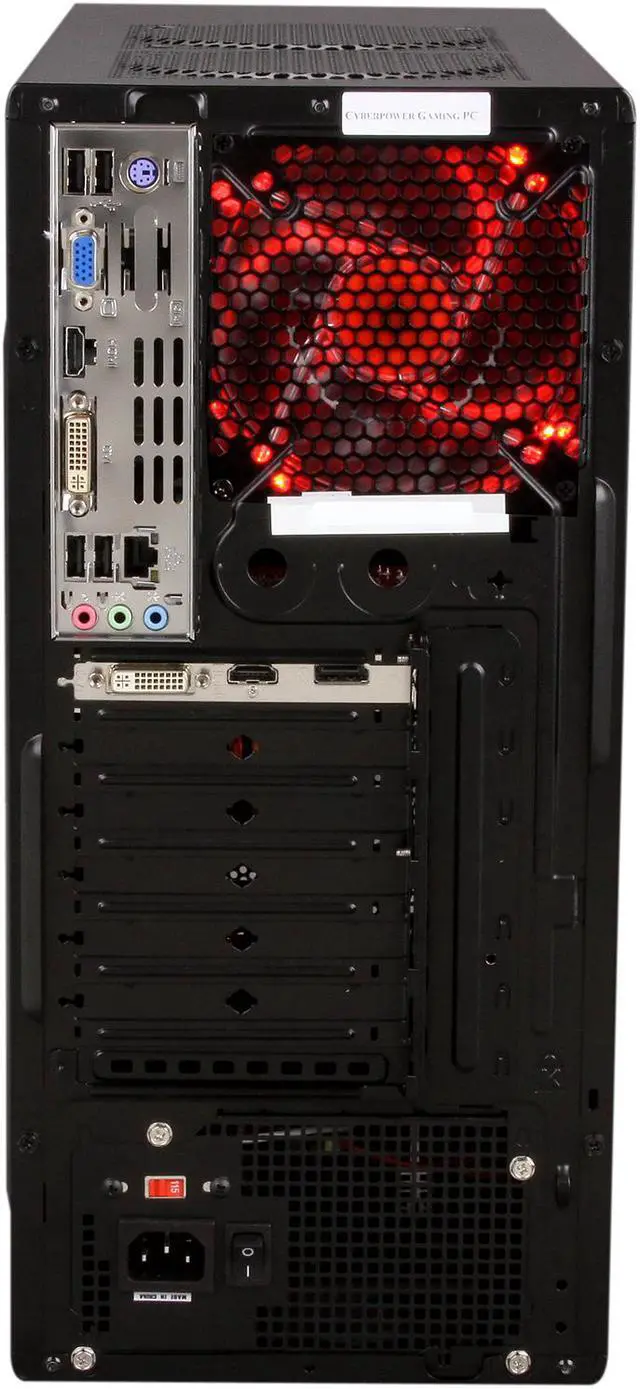 Alt view image 8 of 9 - CyberpowerPC Desktop PC Gamer Xtreme 1333 Intel Core i5-3570K 8GB DDR3 1TB HDD AMD Radeon HD 7750 1GB Windows 7 Home Premium 64-Bit