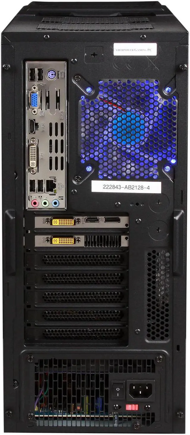 Alt view image 8 of 9 - CyberpowerPC Desktop PC Gamer Xtreme 1335 Intel Core i7-3770K 8GB DDR3 2TB HDD Nvidia Geforce GTX 560 2GB Windows 7 Home Premium 64-Bit