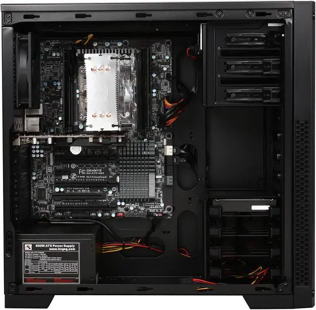 Alt view image 6 of 9 - CyberpowerPC Desktop PC Gamer FTW 2005 Intel Core i7-3820 8GB DDR3 1TB HDD AMD Radeon HD 7750 1GB PCI-e Graphics Windows 7 Home Premium 64-Bit