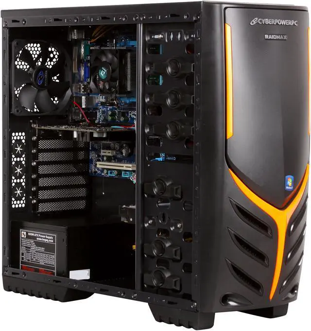 Alt view image 7 of 9 - CyberpowerPC Desktop PC Gamer Ultra 2127 AMD FX-Series FX-6100 8GB DDR3 1TB HDD AMD Radeon HD 6670 1GB PCI Express Graphics Windows 7 Home Premium 64-Bit