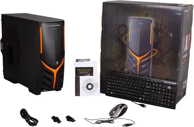 Alt view image 9 of 9 - CyberpowerPC Desktop PC Gamer Ultra 2127 AMD FX-Series FX-6100 8GB DDR3 1TB HDD AMD Radeon HD 6670 1GB PCI Express Graphics Windows 7 Home Premium 64-Bit