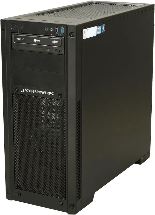 Alt view image 3 of 9 - CyberpowerPC Desktop PC Gamer Xtreme 1337 Intel Core i7-3770K 8GB DDR3 1TB HDD AMD Radeon HD 7770 1GB PCI-e Graphics Windows 7 Home Premium 64-Bit