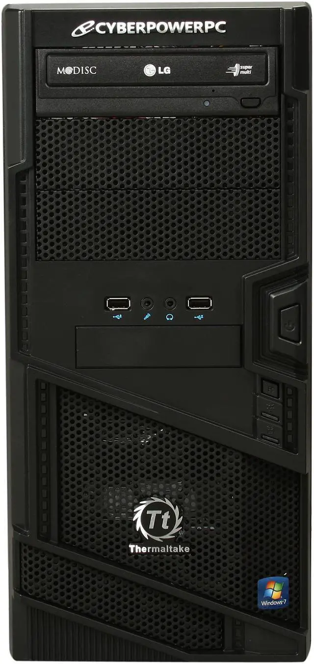 Alt view image 2 of 9 - CyberpowerPC Desktop PC Gamer Xtreme 1339 Intel Core i5-3450 8GB DDR3 1TB HDD AMD Radeon HD 6670 1GB PCI-e Graphics Windows 7 Home Premium 64-Bit