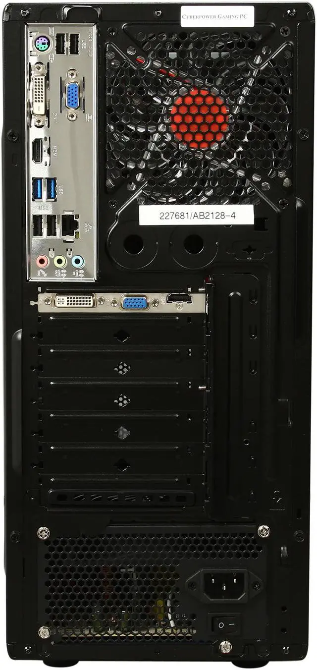 Alt view image 8 of 9 - CyberpowerPC Desktop PC Gamer Xtreme 1339 Intel Core i5-3450 8GB DDR3 1TB HDD AMD Radeon HD 6670 1GB PCI-e Graphics Windows 7 Home Premium 64-Bit