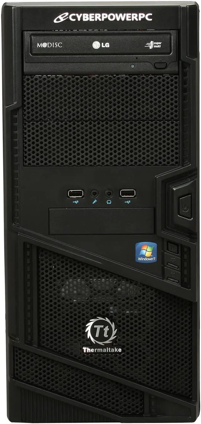 Alt view image 2 of 9 - CyberpowerPC Desktop PC Gamer Xtreme 1340 Intel Core i5-3550 8GB DDR3 1TB HDD AMD Radeon HD 7750 1GB PCI-e Graphics Windows 7 Home Premium 64-Bit