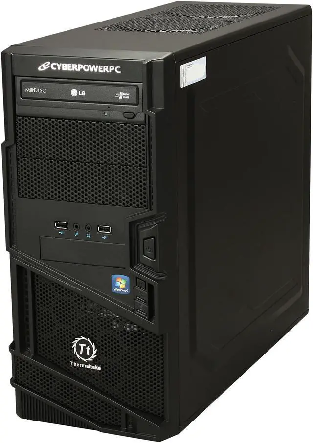 Alt view image 3 of 9 - CyberpowerPC Desktop PC Gamer Xtreme 1340 Intel Core i5-3550 8GB DDR3 1TB HDD AMD Radeon HD 7750 1GB PCI-e Graphics Windows 7 Home Premium 64-Bit