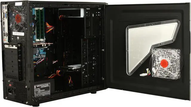 Alt view image 5 of 9 - CyberpowerPC Desktop PC Gamer Xtreme 1340 Intel Core i5-3550 8GB DDR3 1TB HDD AMD Radeon HD 7750 1GB PCI-e Graphics Windows 7 Home Premium 64-Bit