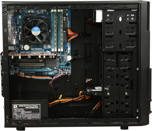 Alt view image 6 of 9 - CyberpowerPC Desktop PC Gamer Xtreme 1340 Intel Core i5-3550 8GB DDR3 1TB HDD AMD Radeon HD 7750 1GB PCI-e Graphics Windows 7 Home Premium 64-Bit