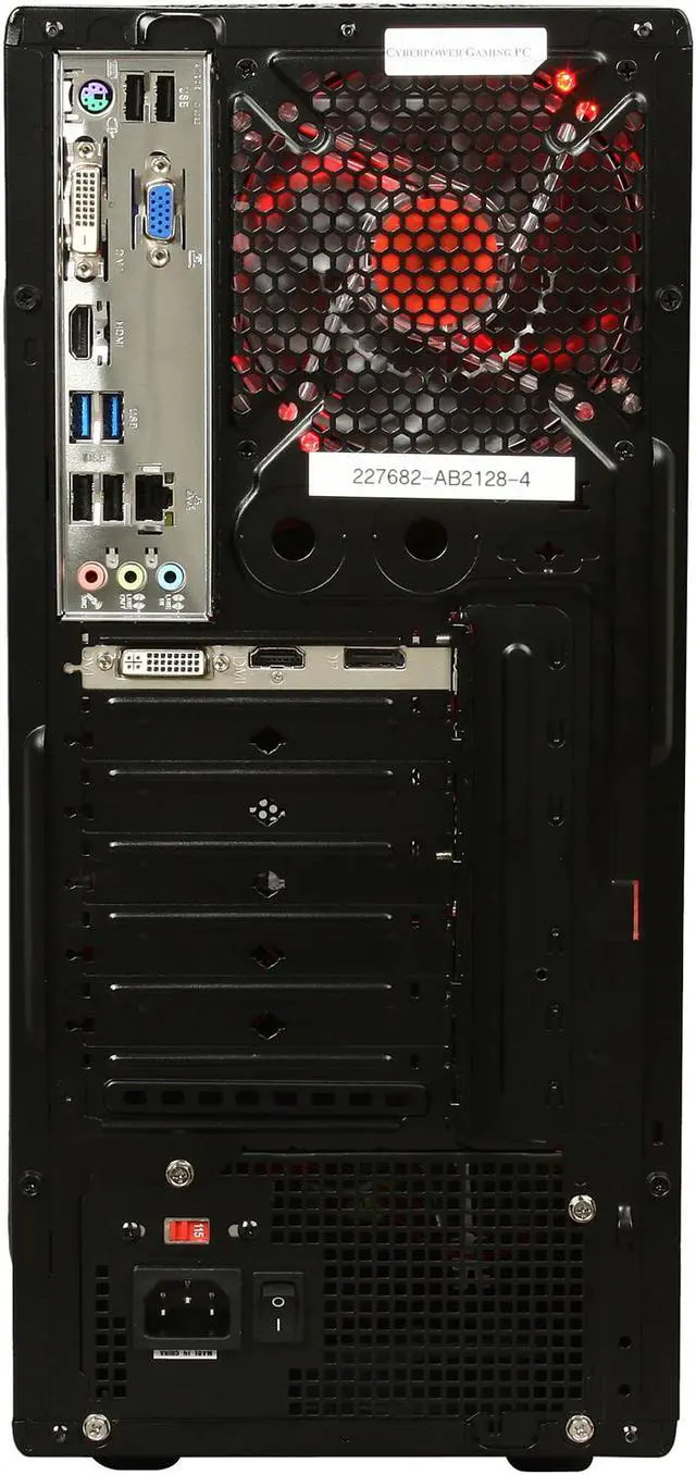 Alt view image 8 of 9 - CyberpowerPC Desktop PC Gamer Xtreme 1340 Intel Core i5-3550 8GB DDR3 1TB HDD AMD Radeon HD 7750 1GB PCI-e Graphics Windows 7 Home Premium 64-Bit