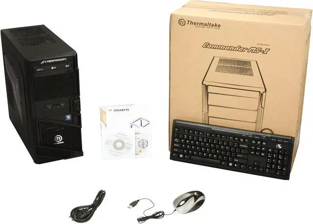 Alt view image 9 of 9 - CyberpowerPC Desktop PC Gamer Xtreme 1340 Intel Core i5-3550 8GB DDR3 1TB HDD AMD Radeon HD 7750 1GB PCI-e Graphics Windows 7 Home Premium 64-Bit