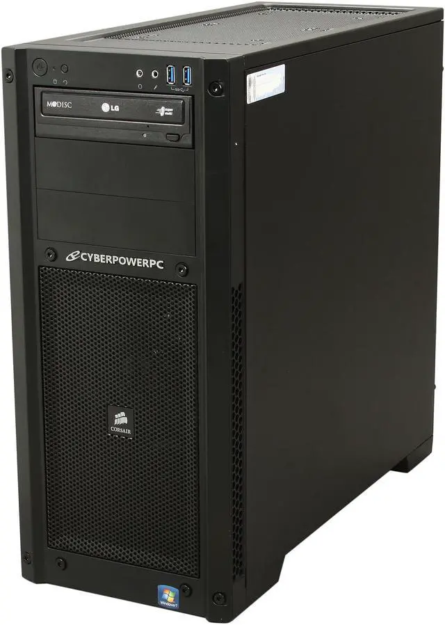 Alt view image 3 of 9 - CyberpowerPC Desktop PC Gamer Xtreme 1342 Intel Core i5-3570K 8GB DDR3 1TB HDD AMD Radeon HD 7850 2GB PCI-e Graphics Windows 7 Home Premium 64-Bit