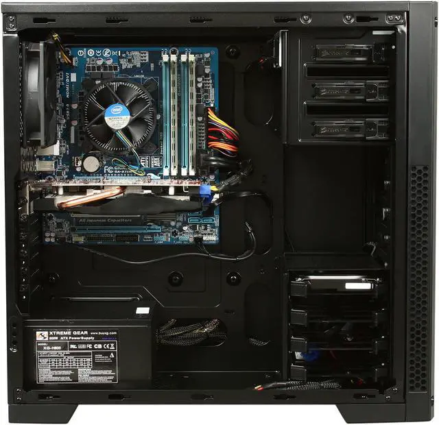 Alt view image 6 of 9 - CyberpowerPC Desktop PC Gamer Xtreme 1342 Intel Core i5-3570K 8GB DDR3 1TB HDD AMD Radeon HD 7850 2GB PCI-e Graphics Windows 7 Home Premium 64-Bit