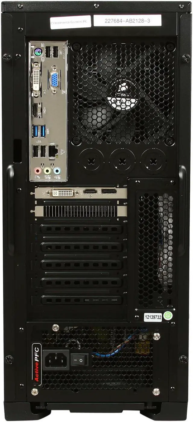Alt view image 8 of 9 - CyberpowerPC Desktop PC Gamer Xtreme 1342 Intel Core i5-3570K 8GB DDR3 1TB HDD AMD Radeon HD 7850 2GB PCI-e Graphics Windows 7 Home Premium 64-Bit