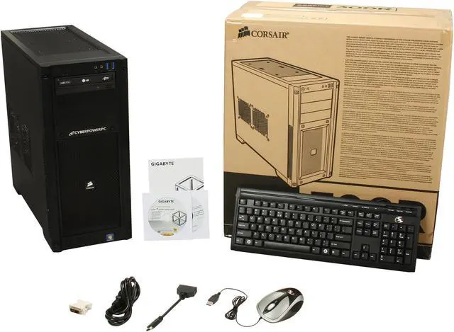 Alt view image 9 of 9 - CyberpowerPC Desktop PC Gamer Xtreme 1342 Intel Core i5-3570K 8GB DDR3 1TB HDD AMD Radeon HD 7850 2GB PCI-e Graphics Windows 7 Home Premium 64-Bit
