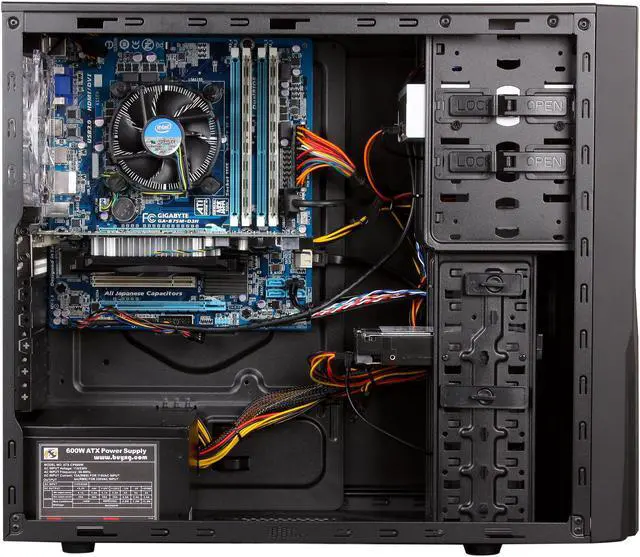 Alt view image 5 of 8 - CyberpowerPC Desktop PC Gamer Xtreme 1345 Intel Core i7-3770K 8GB DDR3 1TB HDD Nvidia Geforce GTX 550 Ti 1GB PCI-e Graphics Windows 7 Home Premium 64-Bit