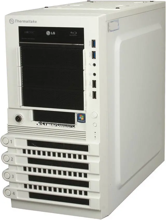 Alt view image 3 of 9 - CyberpowerPC Desktop PC Gamer FTW 2001LQ Intel Core i5-3570K 16GB DDR3 2TB HDD AMD Radeon HD 7970 3GB PCI-e Graphics Windows 7 Home Premium 64-Bit