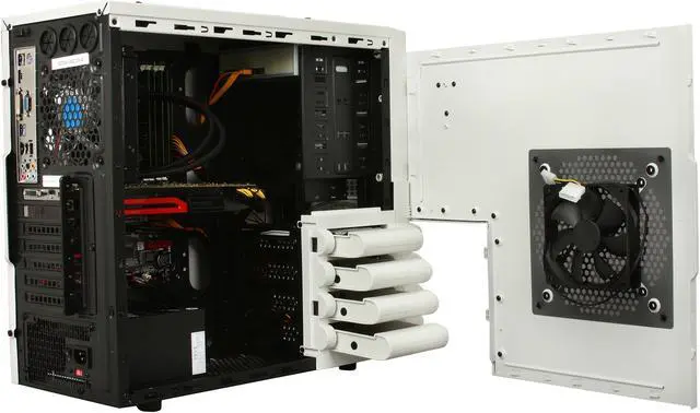 Alt view image 5 of 9 - CyberpowerPC Desktop PC Gamer FTW 2001LQ Intel Core i5-3570K 16GB DDR3 2TB HDD AMD Radeon HD 7970 3GB PCI-e Graphics Windows 7 Home Premium 64-Bit