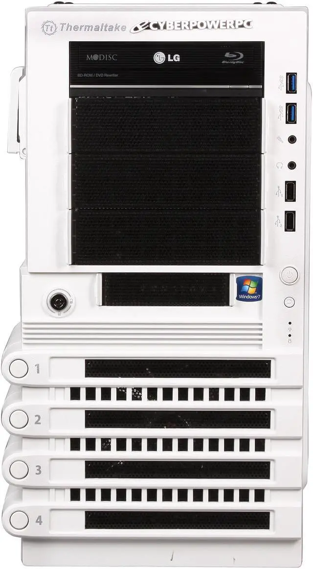 Alt view image 2 of 8 - CyberpowerPC Desktop PC Gamer FTW 2004LQ Intel Core i7-3820 16GB DDR3 2TB HDD Nvidia Geforce GTX 670 2GB PCI-e Graphics Windows 7 Home Premium 64-Bit