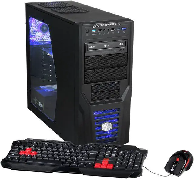 Main image of CyberpowerPC Desktop PC Gamer Xtreme 1350 Intel Core i7-3770 8GB DDR3 1TB HDD NVIDIA GeForce GT 640 2GB Windows 7 Home Premium 64-Bit