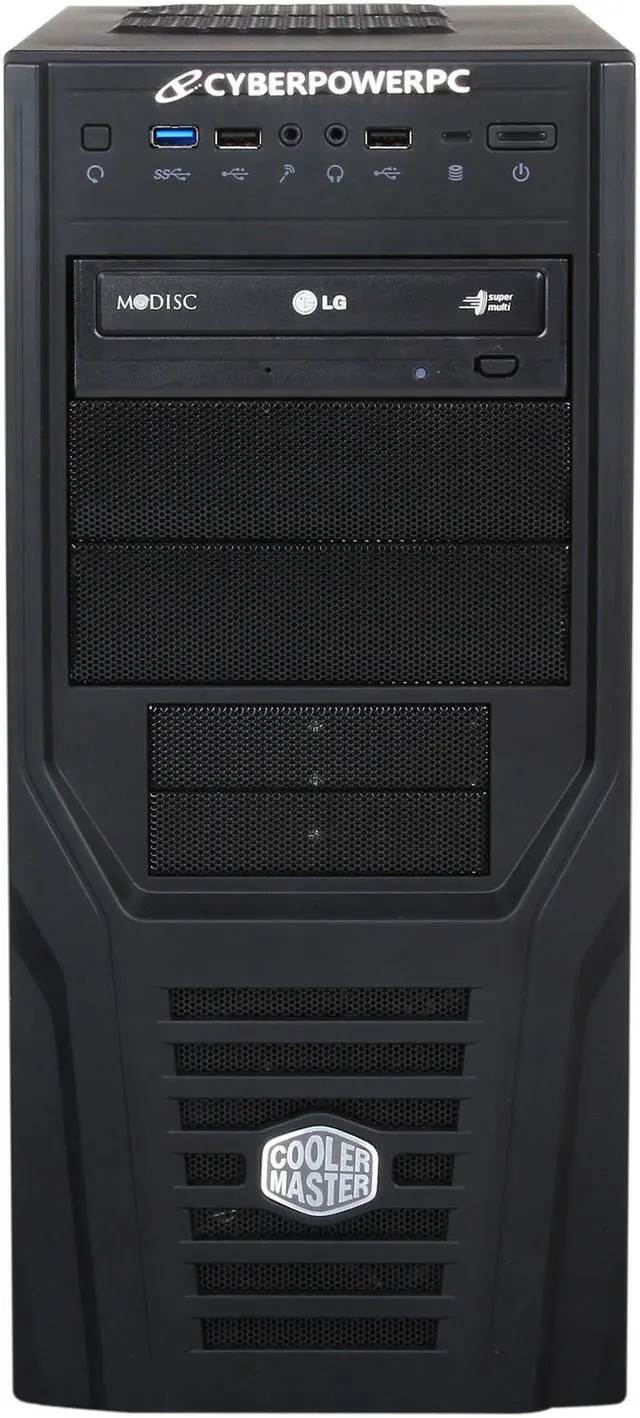 Alt view image 2 of 10 - CyberpowerPC Desktop PC Gamer Xtreme 1350 Intel Core i7-3770 8GB DDR3 1TB HDD NVIDIA GeForce GT 640 2GB Windows 7 Home Premium 64-Bit